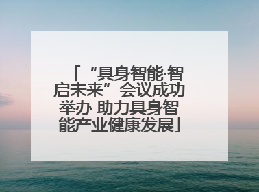 “具身智能·智启未来”会议成功举办 助力具身智能产业健康发展