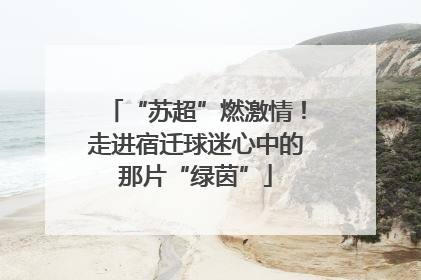 “苏超”燃激情！走进宿迁球迷心中的那片“绿茵”