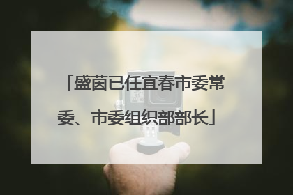 盛茵已任宜春市委常委、市委组织部部长