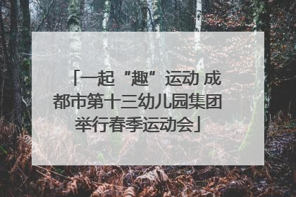 一起“趣”运动 成都市第十三幼儿园集团举行春季运动会