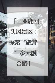 三亚鹿回头风景区：探索“旅游+”多元融合路