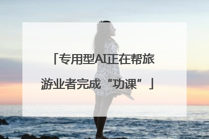 专用型AI正在帮旅游业者完成“功课”