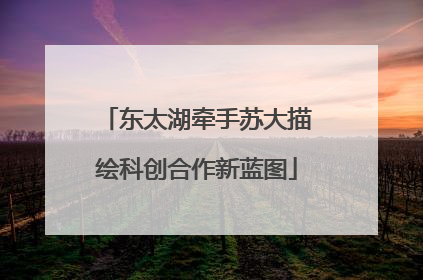 东太湖牵手苏大描绘科创合作新蓝图