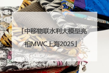 中移物联水利大模型亮相MWC上海2025
