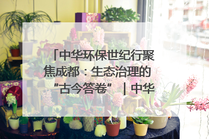 中华环保世纪行聚焦成都：生态治理的“古今答卷”｜中华环保世纪行