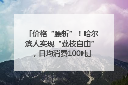 价格“腰斩”！哈尔滨人实现“荔枝自由”，日均消费100吨