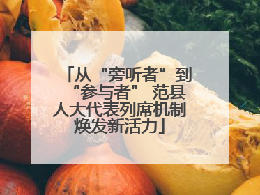 从“旁听者”到“参与者” 范县人大代表列席机制焕发新活力
