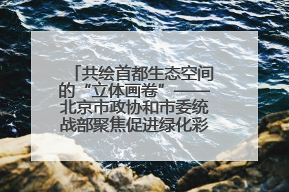 共绘首都生态空间的“立体画卷”——北京市政协和市委统战部聚焦促进绿化彩化美化生态空间建设联合协商议政