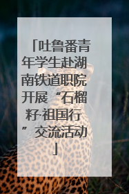 吐鲁番青年学生赴湖南铁道职院开展“石榴籽·祖国行”交流活动