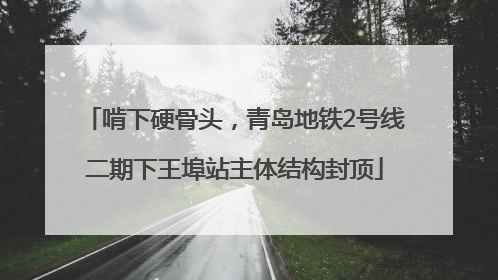 啃下硬骨头，青岛地铁2号线二期下王埠站主体结构封顶