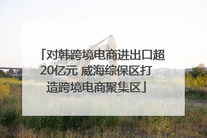 对韩跨境电商进出口超20亿元 威海综保区打造跨境电商聚集区