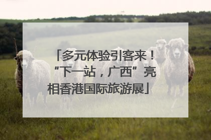 多元体验引客来！“下一站，广西”亮相香港国际旅游展