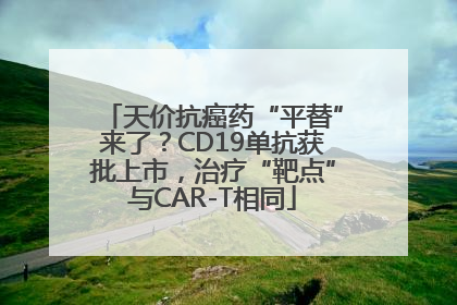 天价抗癌药“平替”来了？CD19单抗获批上市，治疗“靶点”与CAR-T相同