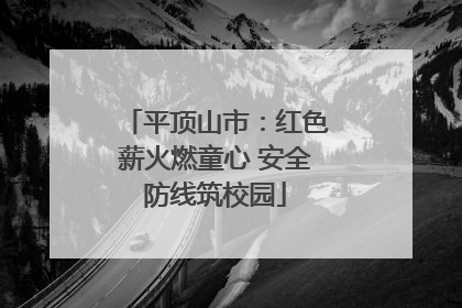 平顶山市：红色薪火燃童心 安全防线筑校园