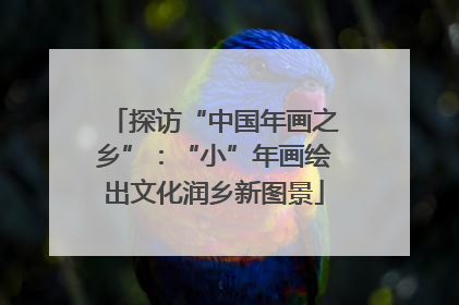探访“中国年画之乡”：“小”年画绘出文化润乡新图景