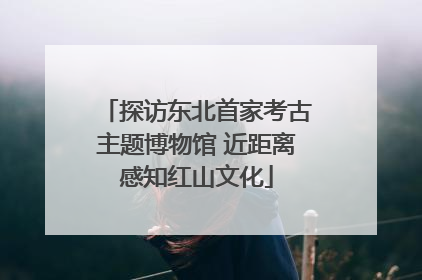 探访东北首家考古主题博物馆 近距离感知红山文化