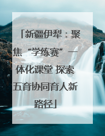 新疆伊犁：聚焦“学练赛”一体化课堂 探索五育协同育人新路径