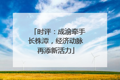 时评：成渝牵手长株潭，经济动脉再添新活力