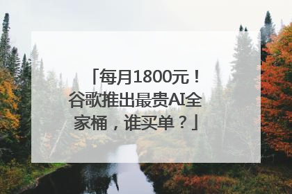 每月1800元！谷歌推出最贵AI全家桶，谁买单？