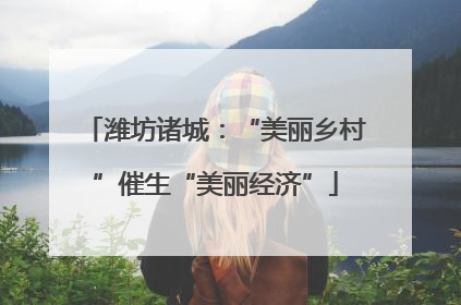 潍坊诸城：“美丽乡村”催生“美丽经济”