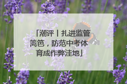 潮评丨扎进监管篱笆，防范中考体育成作弊洼地