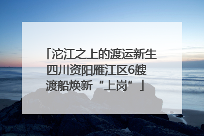 沱江之上的渡运新生 四川资阳雁江区6艘渡船焕新“上岗”