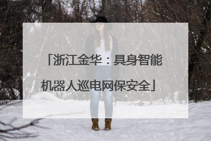 浙江金华：具身智能机器人巡电网保安全