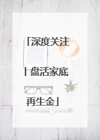 深度关注丨盘活家底再生金