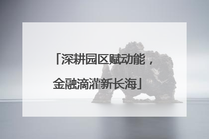 深耕园区赋动能，金融滴灌新长海