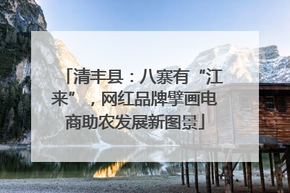 清丰县：八寨有“江来”，网红品牌擘画电商助农发展新图景