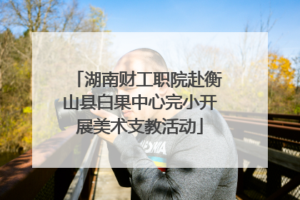 湖南财工职院赴衡山县白果中心完小开展美术支教活动