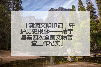 溯源文明印记，守护历史根脉——靖宇县第四次全国文物普查工作纪实