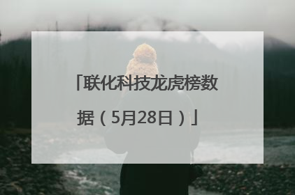 联化科技龙虎榜数据（5月28日）