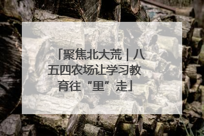 聚焦北大荒｜八五四农场让学习教育往“里”走