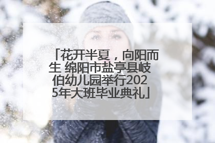 花开半夏，向阳而生 绵阳市盐亭县岐伯幼儿园举行2025年大班毕业典礼