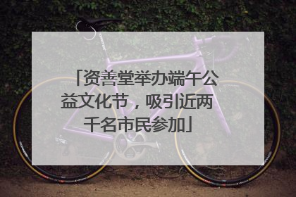资善堂举办端午公益文化节，吸引近两千名市民参加