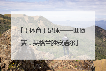 （体育）足球——世预赛：英格兰胜安道尔