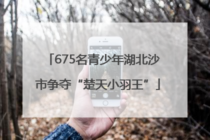675名青少年湖北沙市争夺“楚天小羽王”